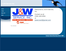 Tablet Screenshot of jandwservice.com